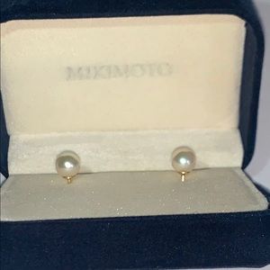 Mikimoto pearl earrings